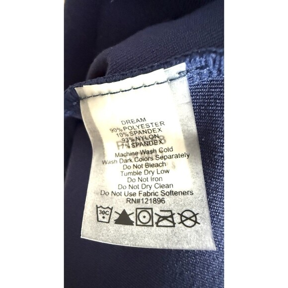 Title Nine Strappy Dream Athletic Dress Womens Small Navy Fit Flare Shelf Bra - Picture 4 of 5